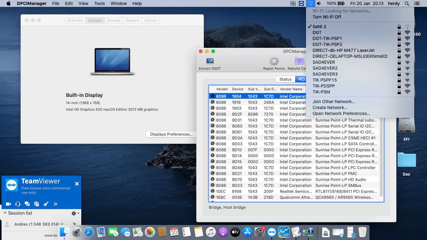 Asus A556U FXX039T [SkyLake   Intel HD 520 + I2C]   OpenCore 2